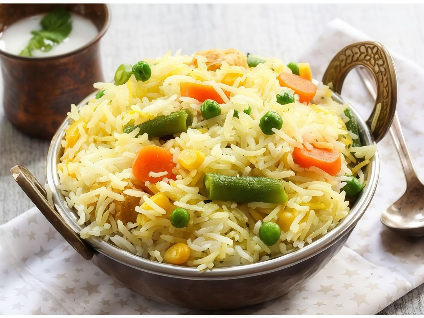 Biryani Rice With Vegetables For One Person