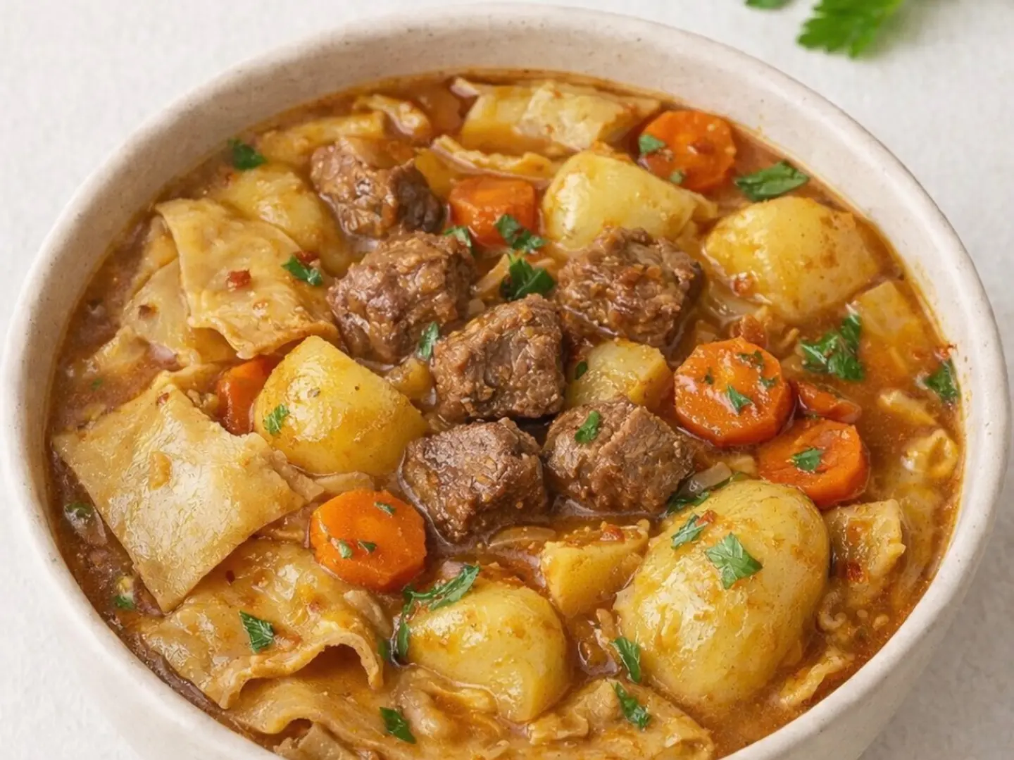 مرقوقة لحم كبير