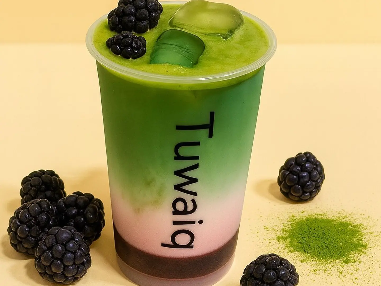 ماتشا بالتوت