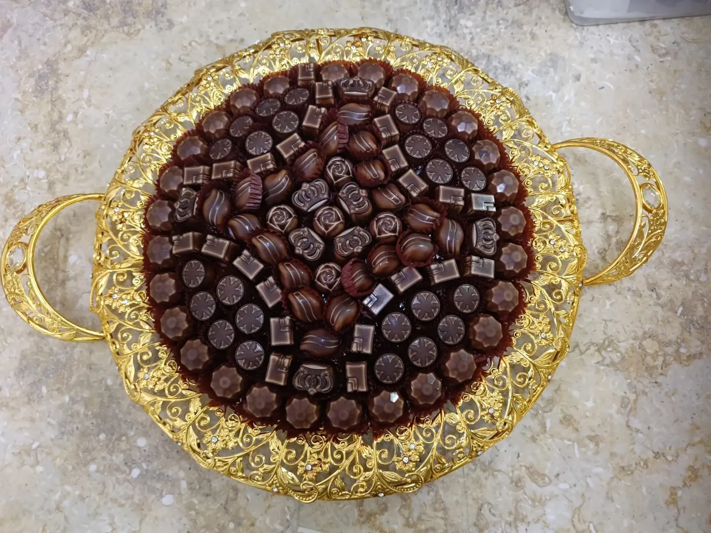 صينية شوكولاته بلجيكية