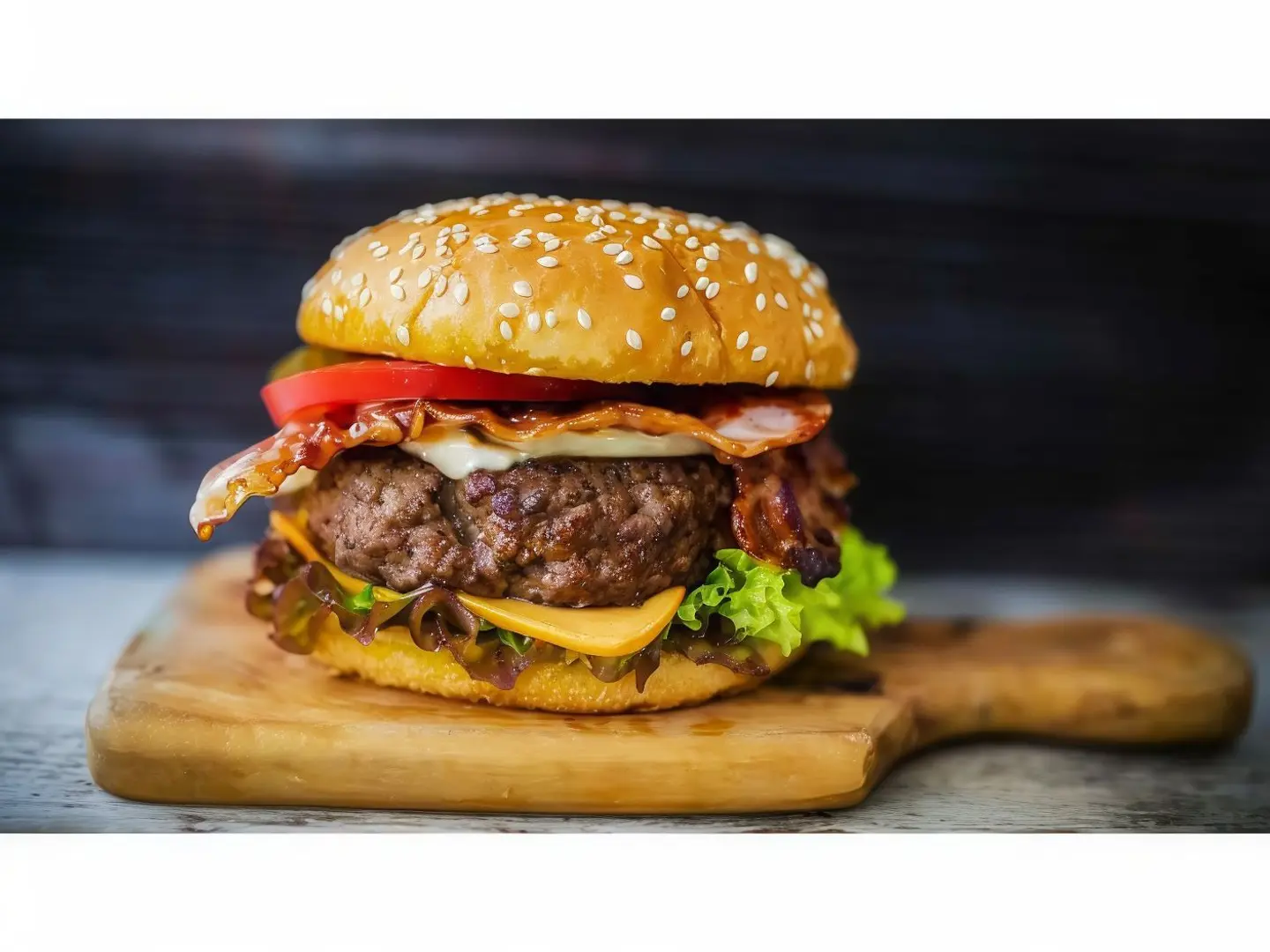 Beef Burger With Cheese