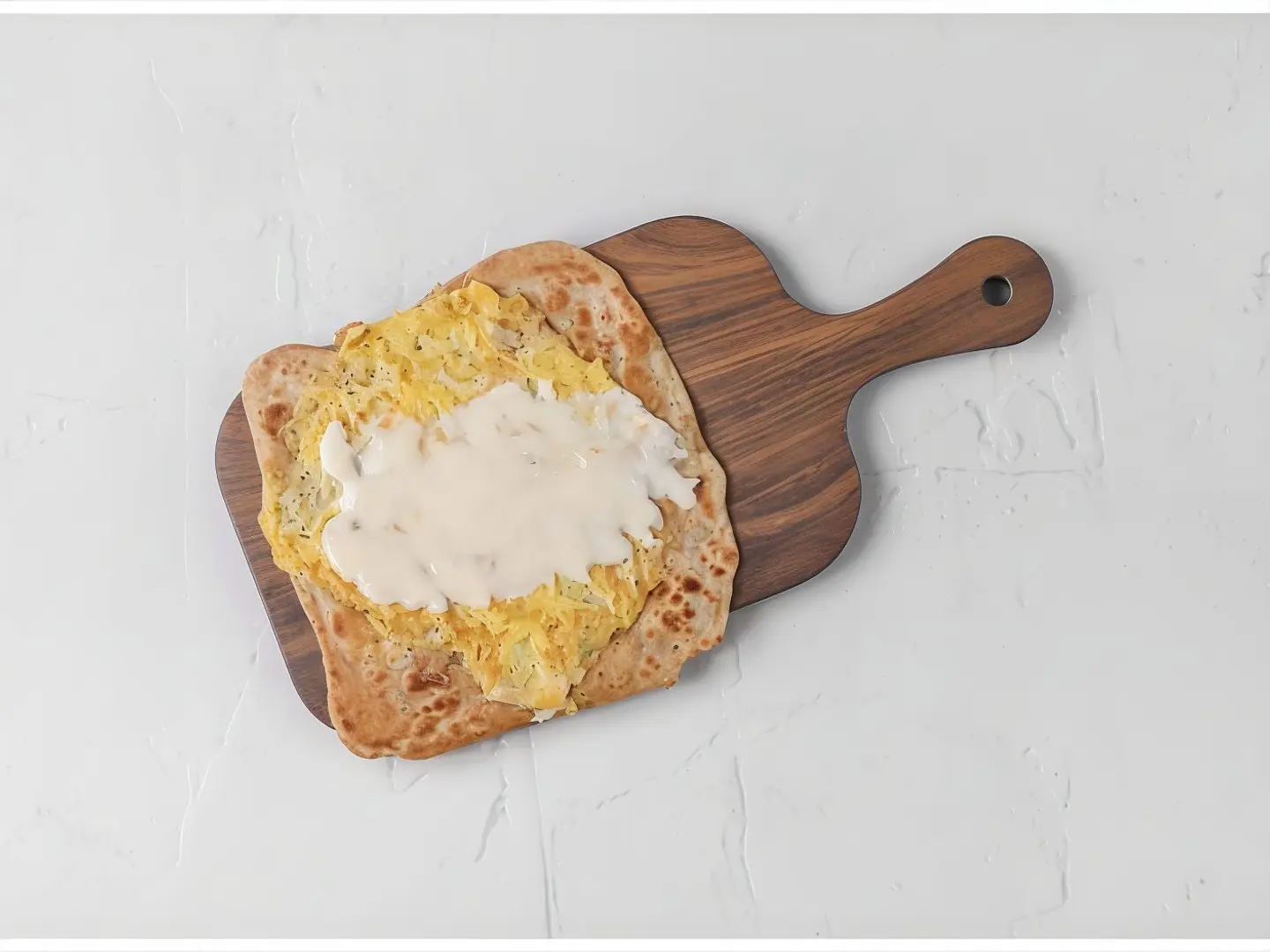 Egg With Cheese Chapati