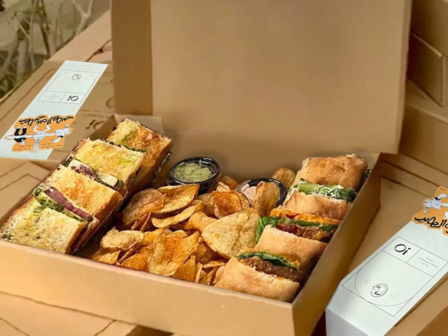 شطاير على الطاير