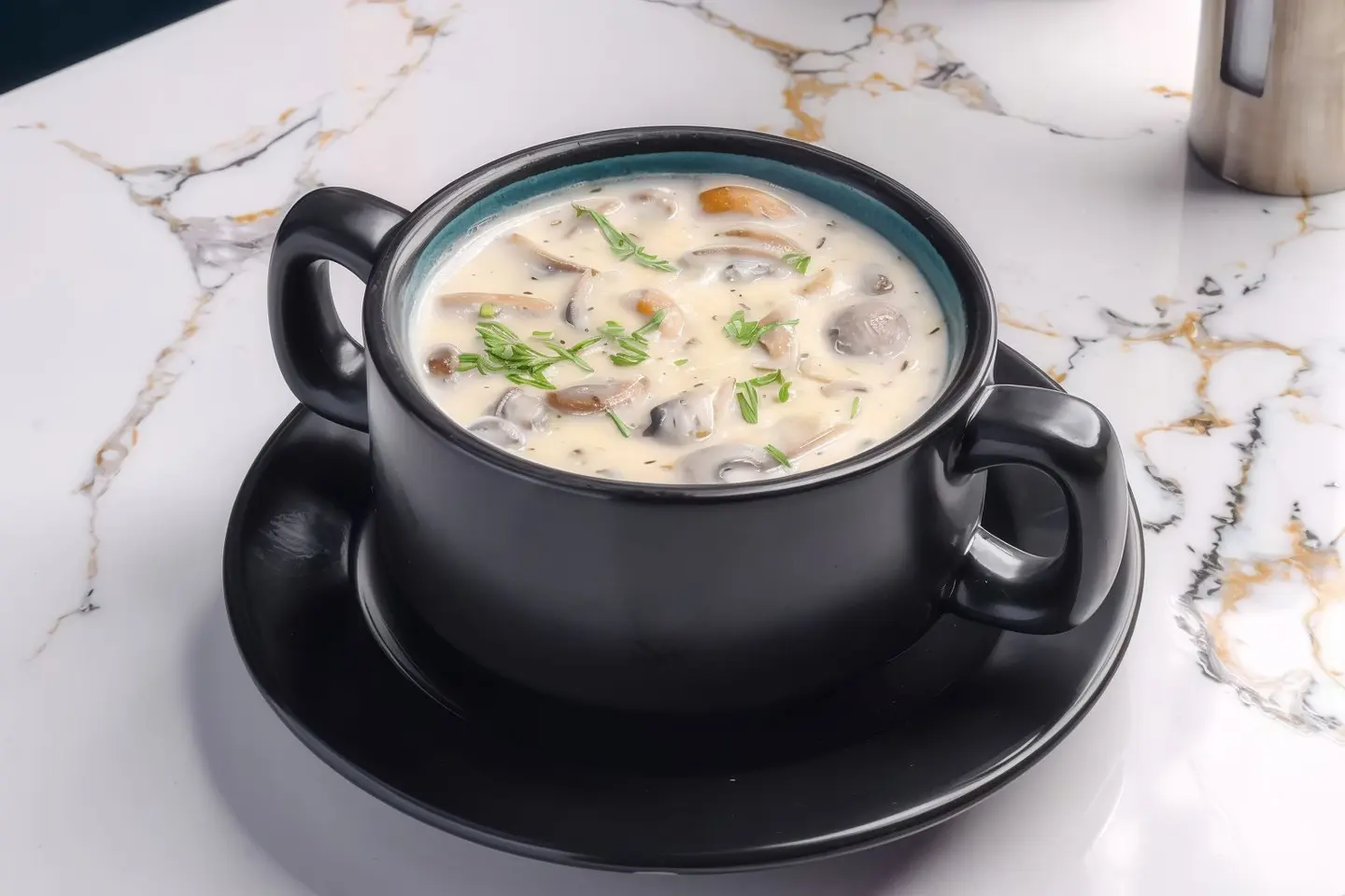 شوربة كريمة الفطر