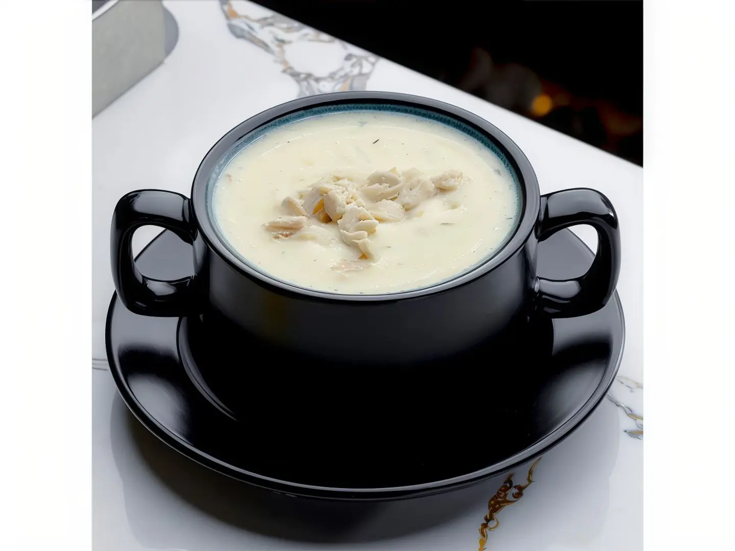 شوربة كريمة الدجاج