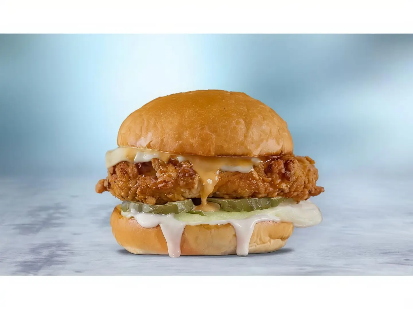 برجر دجاج مقلي