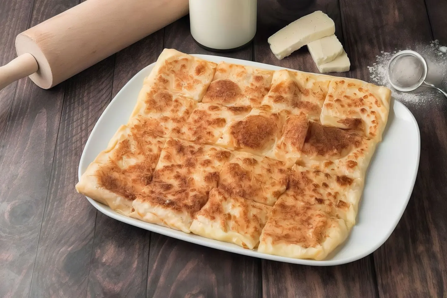 مطبق حلو جبنة-