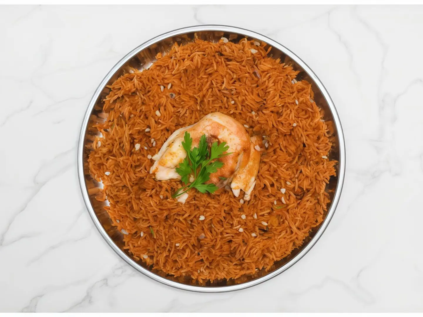 Quarter Of A Saudi Kabsa Chicken