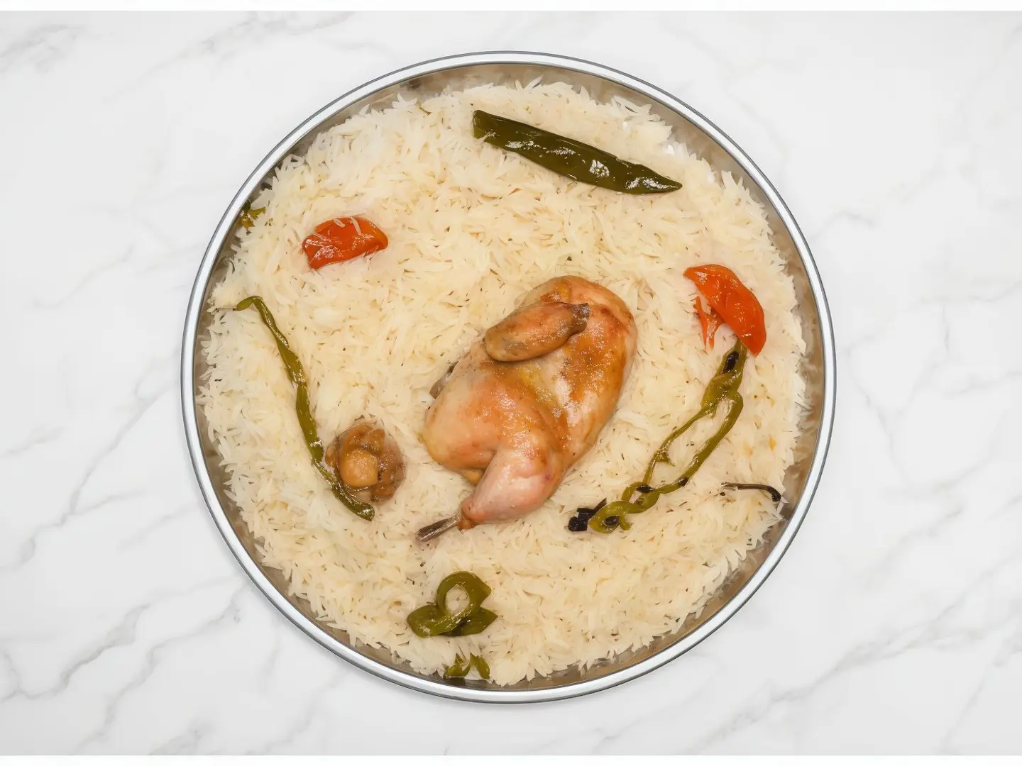 Half Hasawi Mandi Chicken