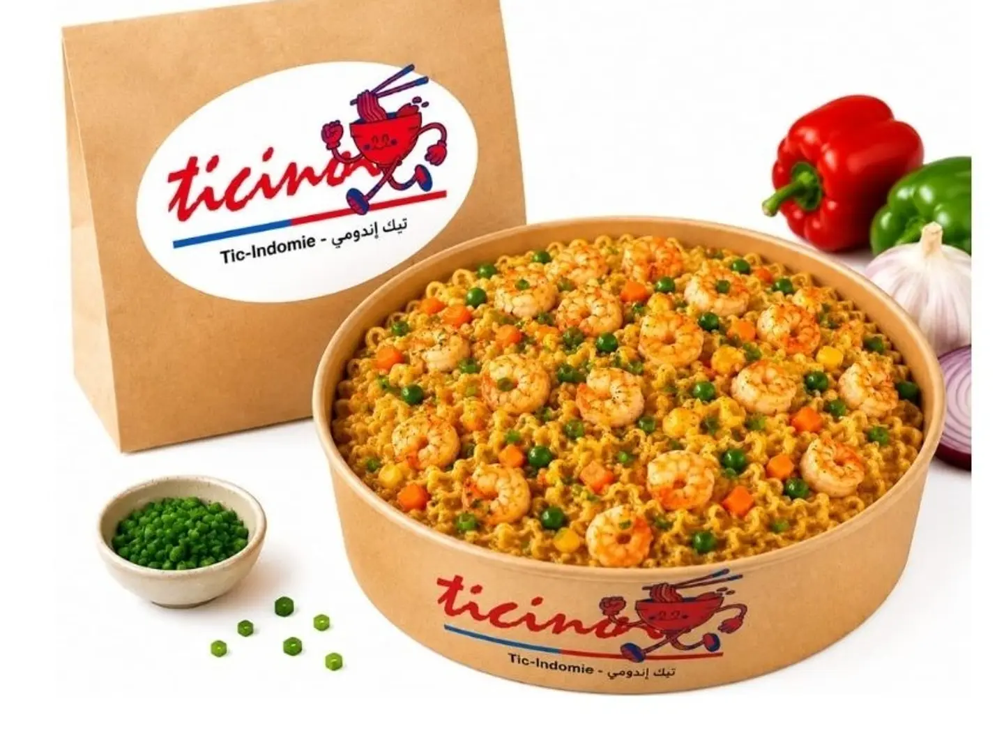 Spicy Shrimp Indomie