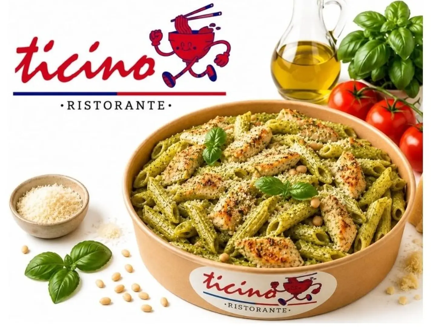 Chicken With Pesto Sauce
