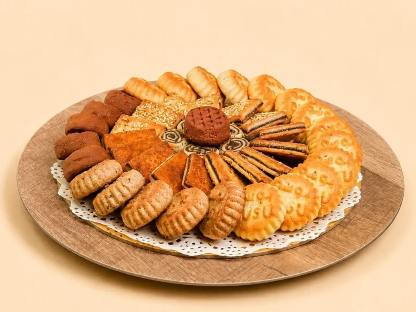 صينية معمول خشبية