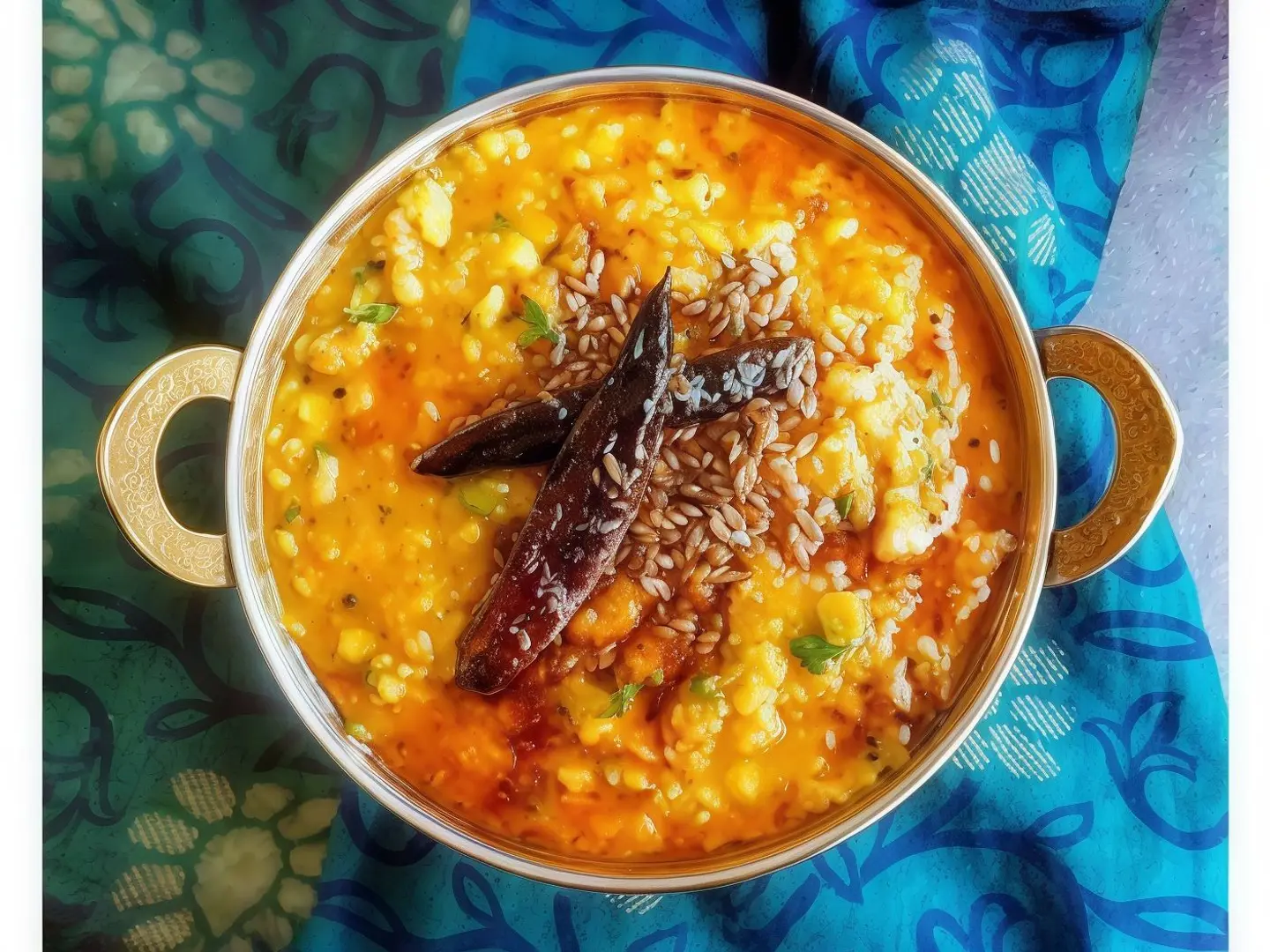 أرز مع دال تادكا