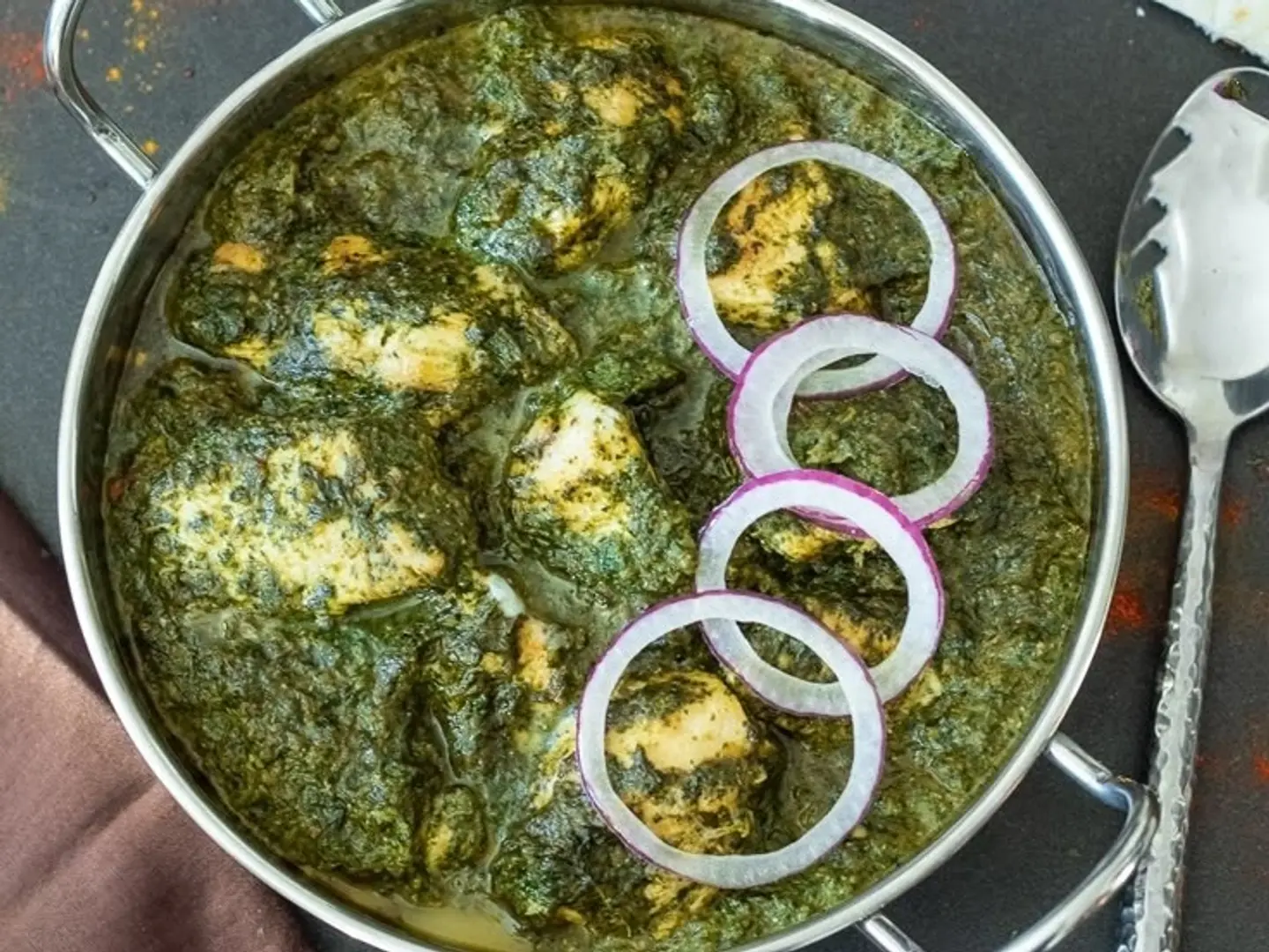 Chicken Palak (Half)