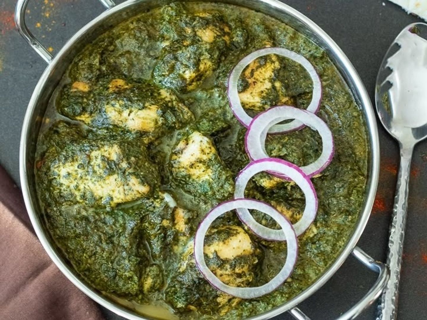 Chicken Palak (Half)