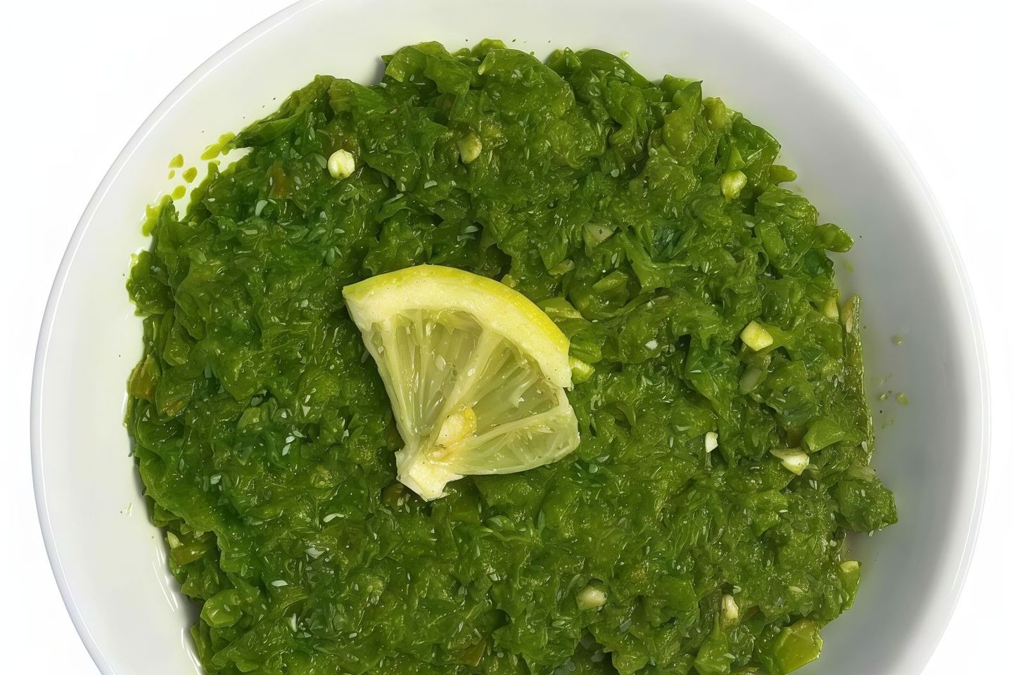 سلطة خضراء حارة