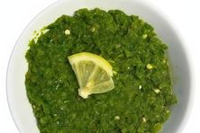 سلطة خضراء حارة
