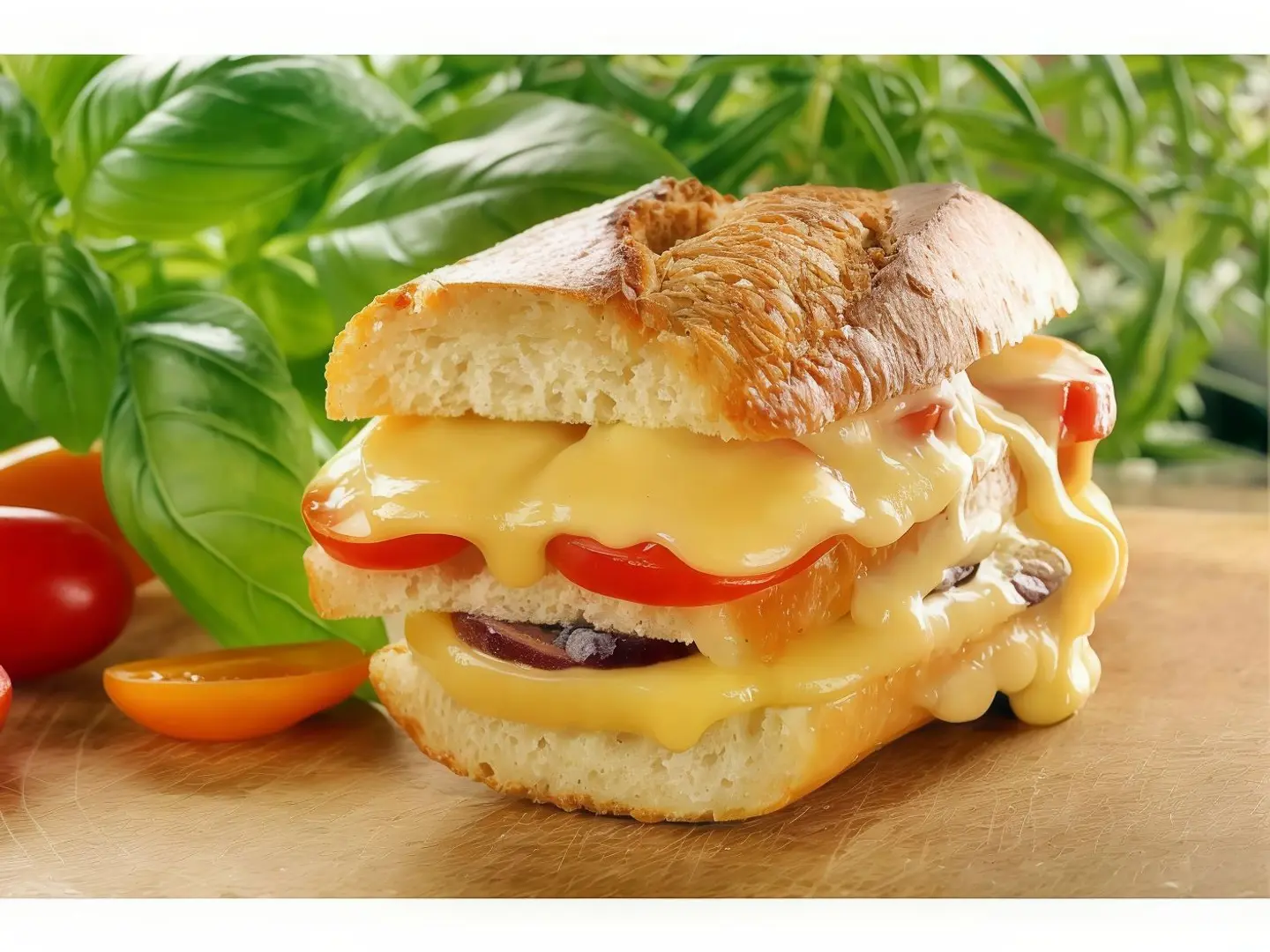 Plain Cheddar Cheese Sandwich
