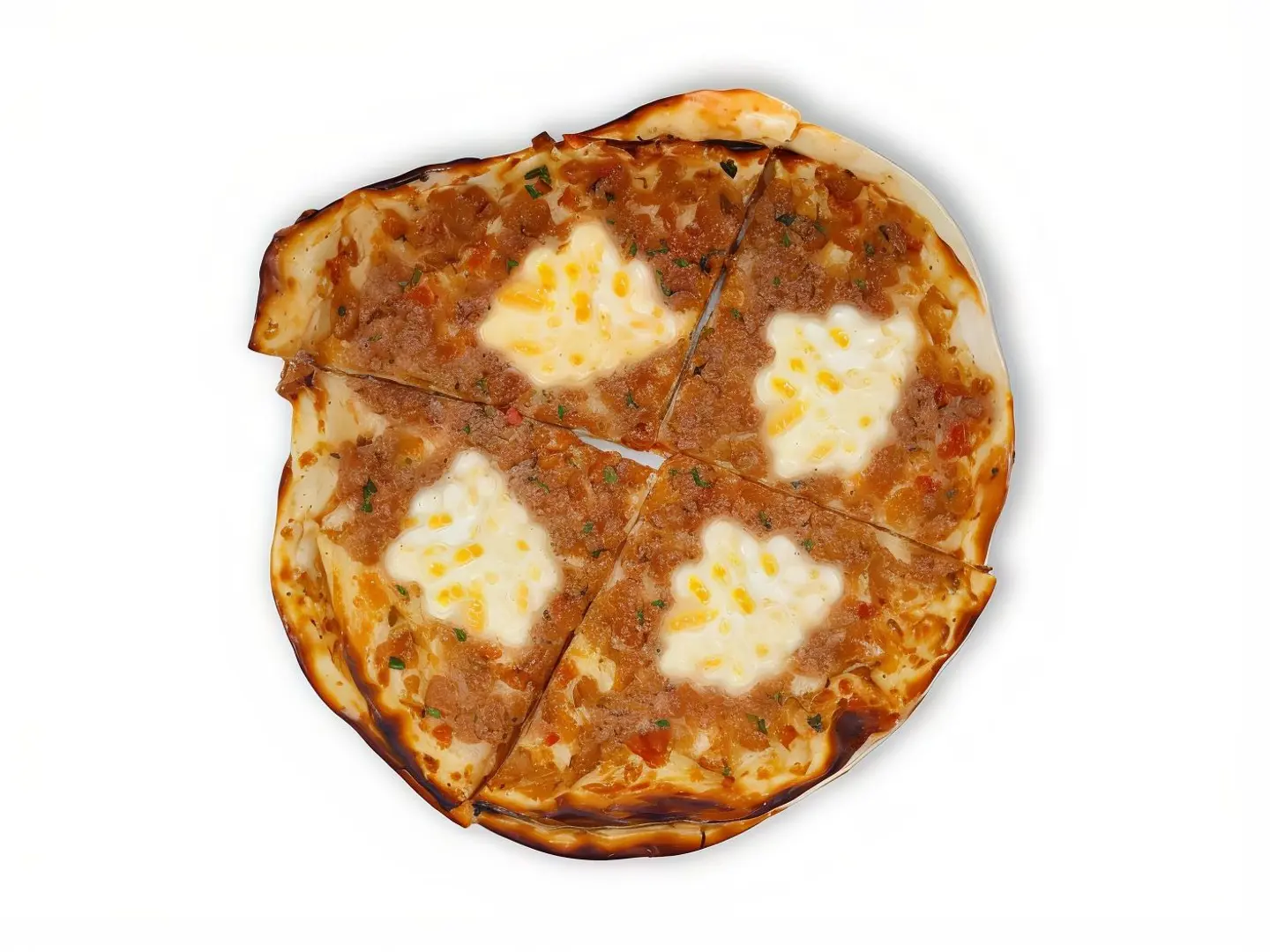 فطيرة لحم جبن