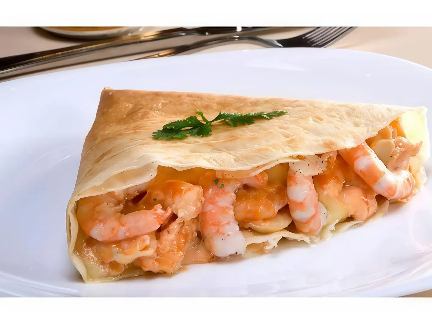 Seafood Crepe