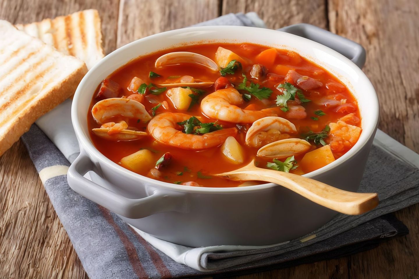Red Seafood Soup
