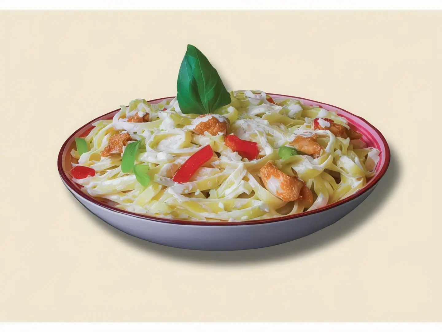 فيتوتشيني بيضاء دجاج