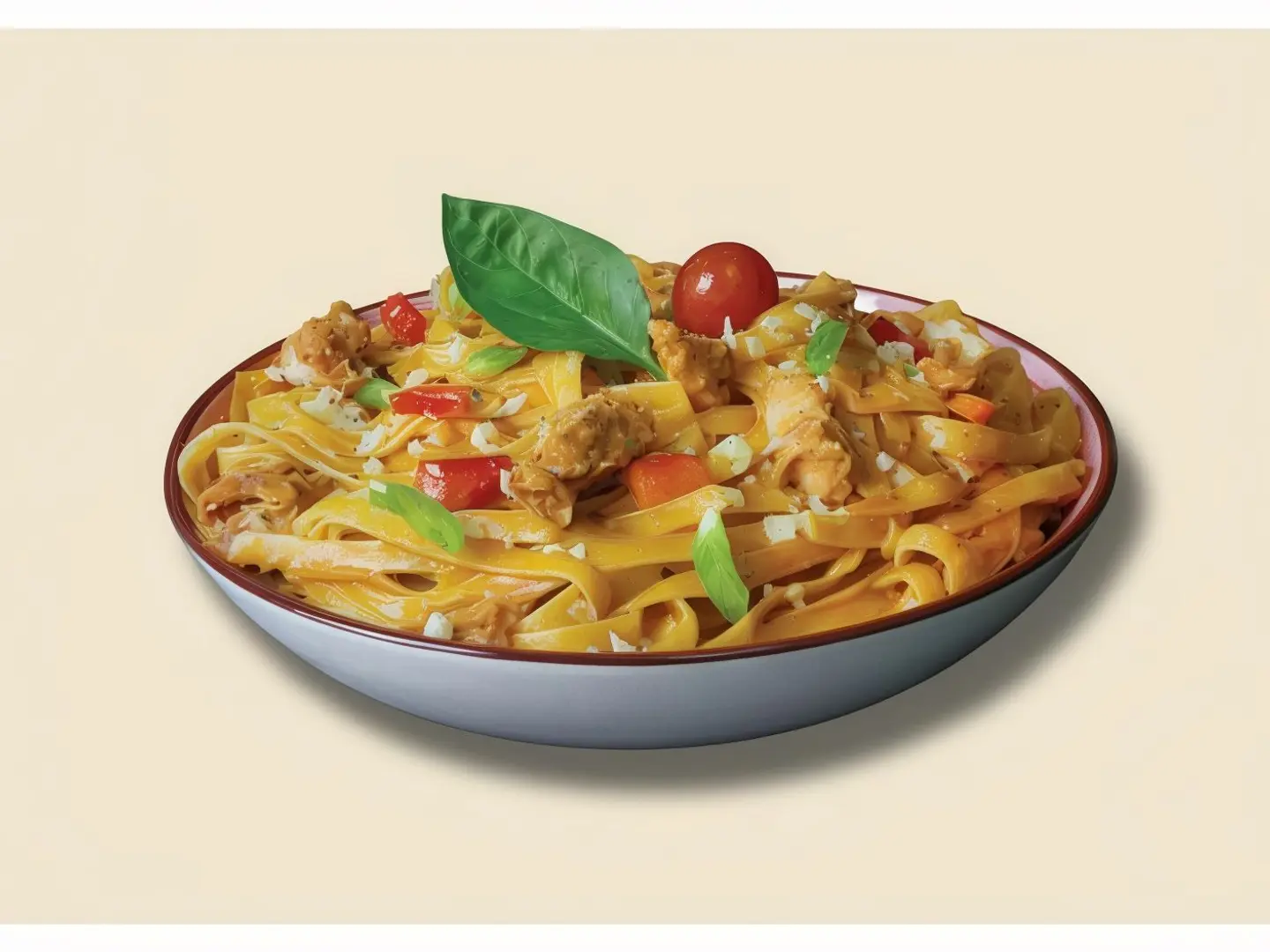 فيتوتشيني حمراء دجاج