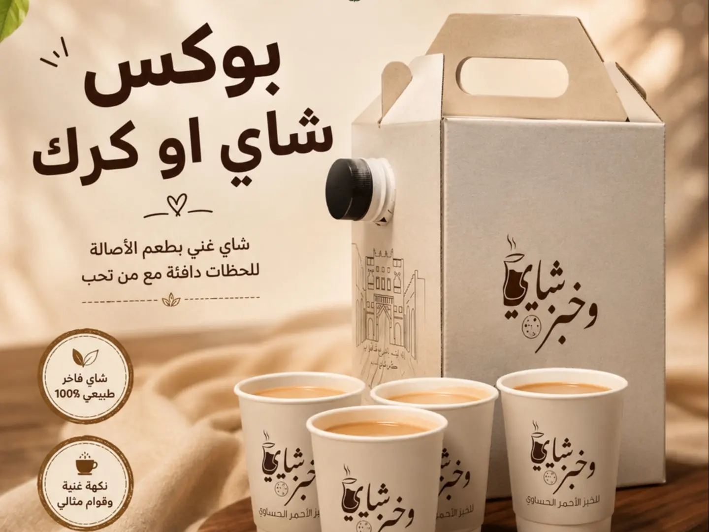 بوكس ترمس الشاي التلقيمه
