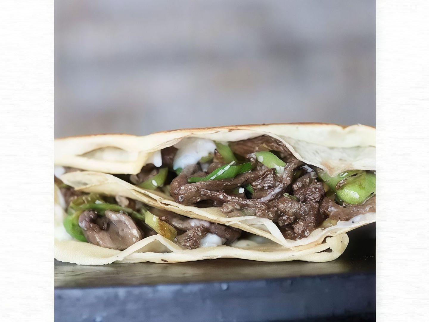 Liver Crepe Slices On Charcoal