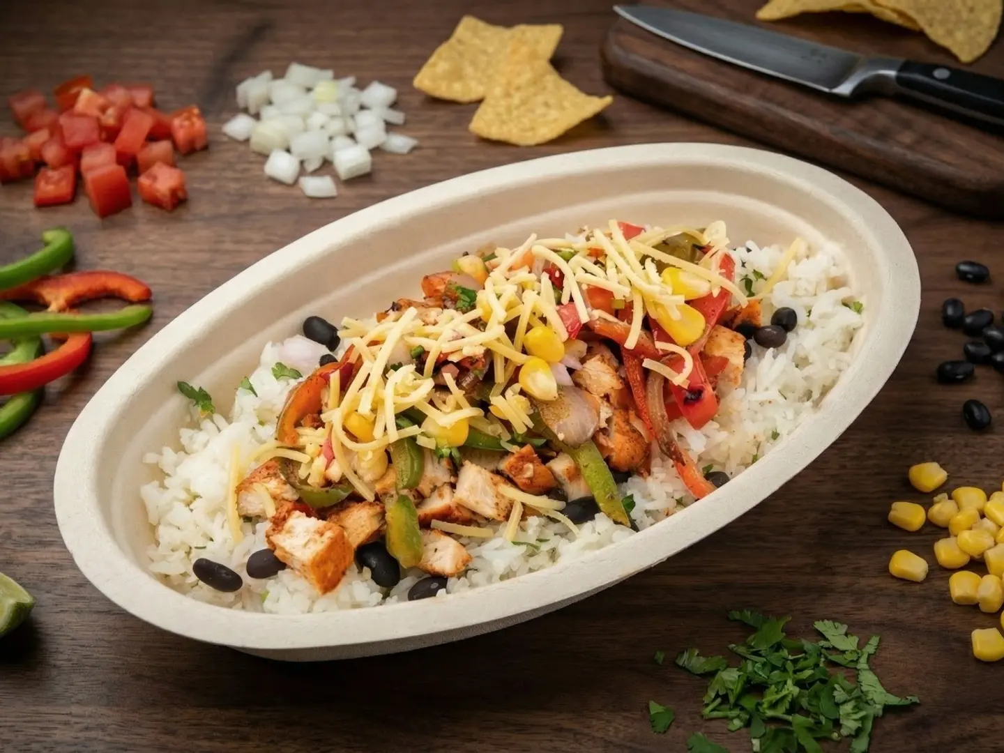 Grill Chicken Burrito Bowl - Grill Chicken Burrito Bowl