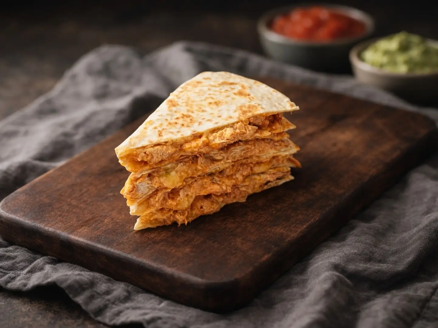 Cream Chicken Quesadilla