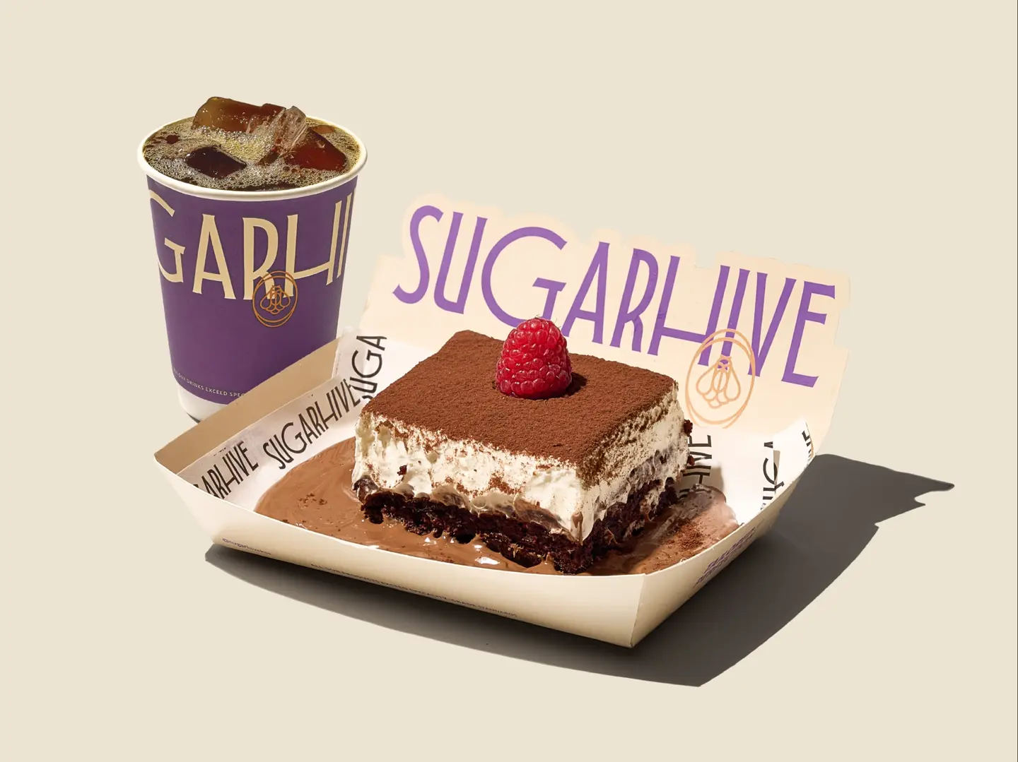 Chocolate Tiramisu Cake With A Coffee Of The Day