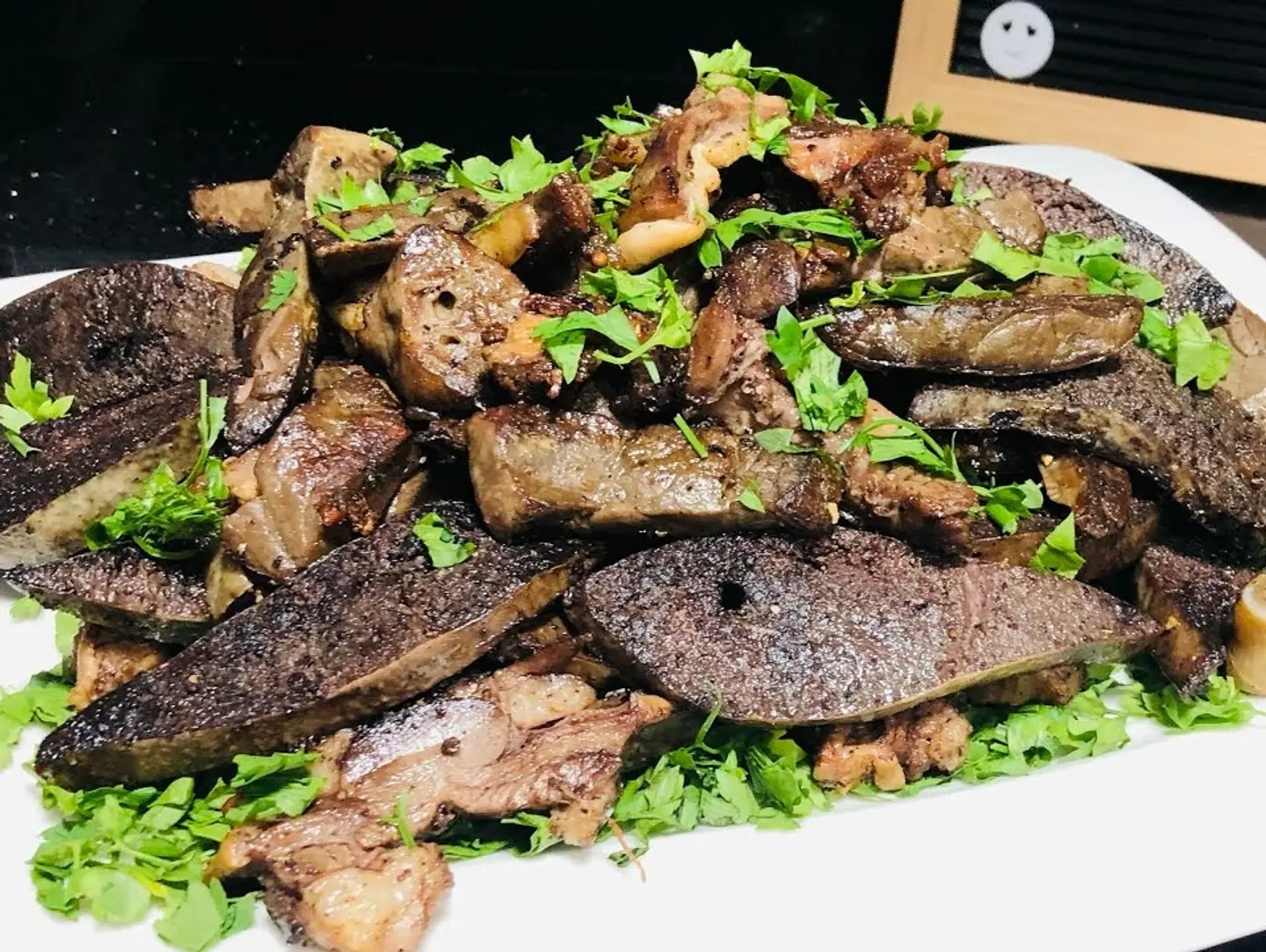 طبق سمين كبير