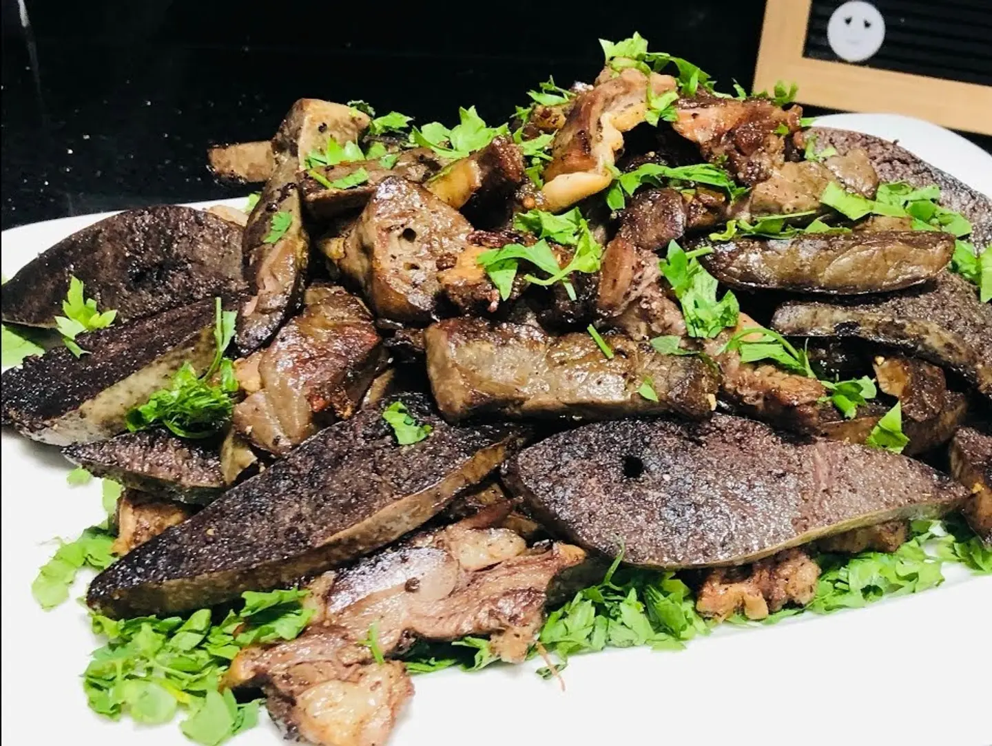 طبق سمين وسط