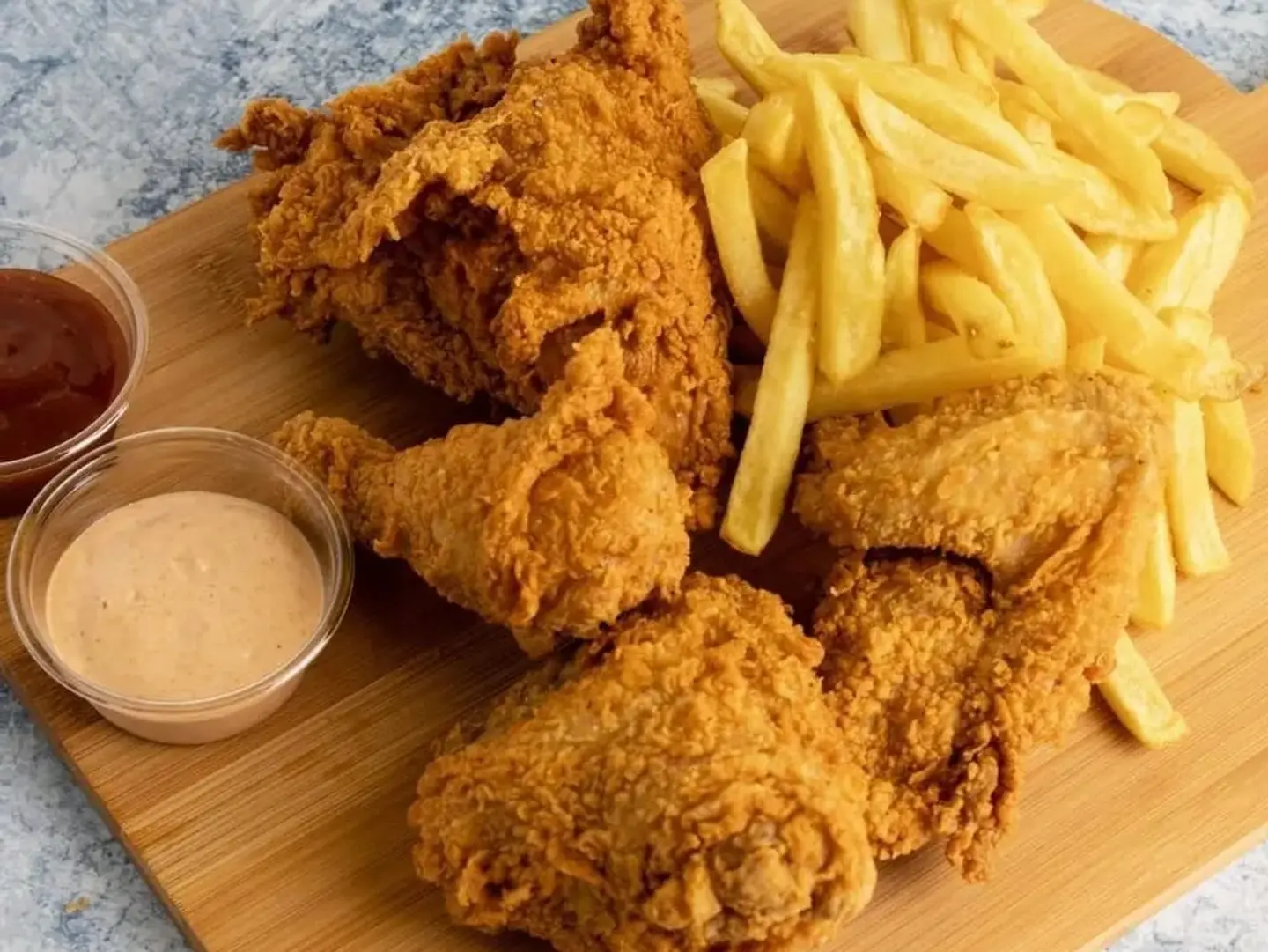 بروستد عوافي للذيذ