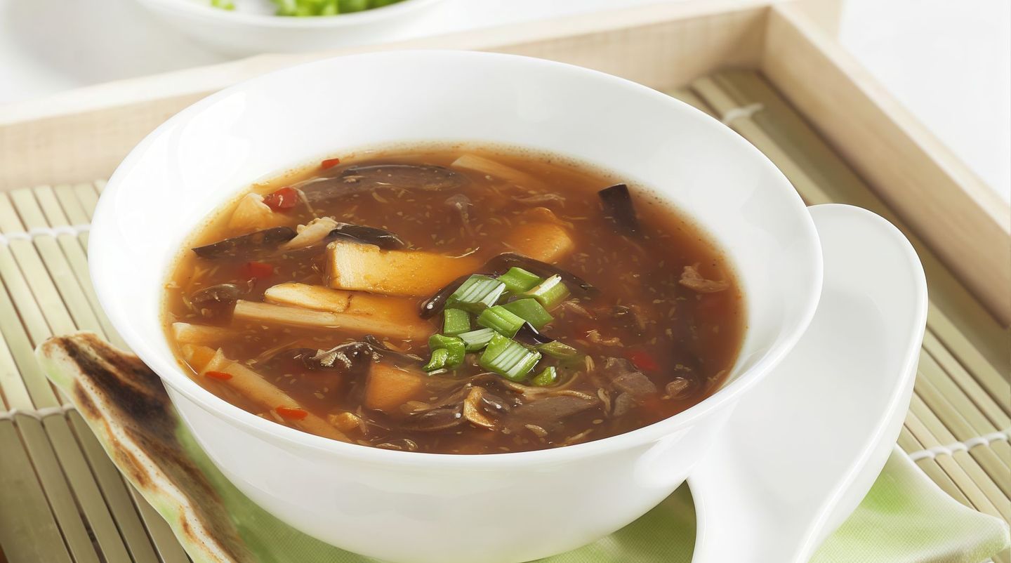 شوربة دجاج حار