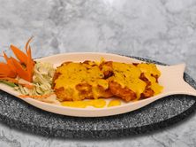 فيليه سمك بصلصة الزبدة والليمون