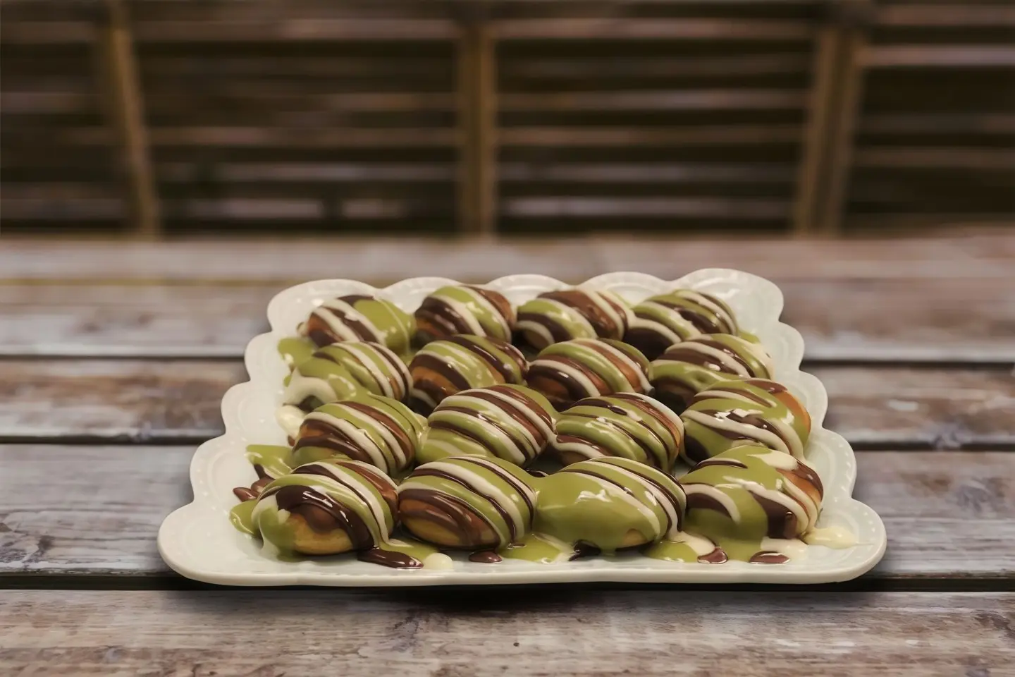 ميني بان كيك بالفستق