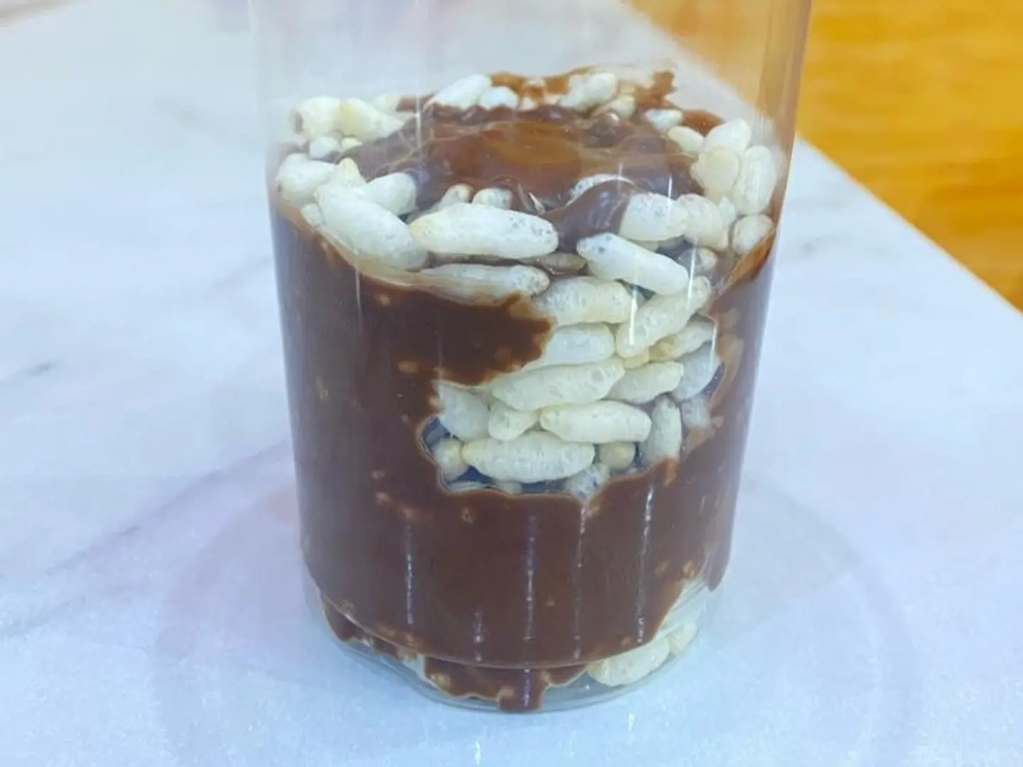 Chocolate And Crispy Rice Dessert