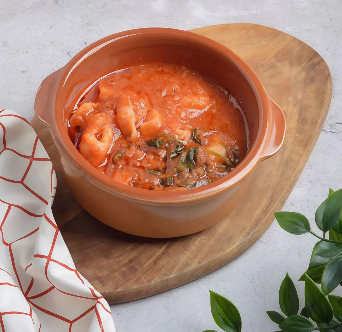 Red Shish Barak Soup