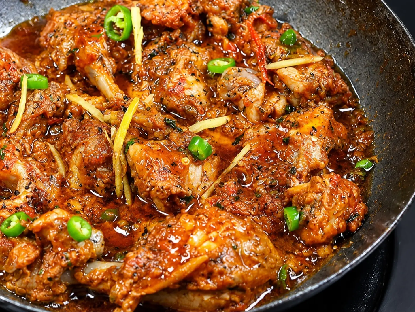 Chicken Rajistani Karahi - Half (3 Roti)