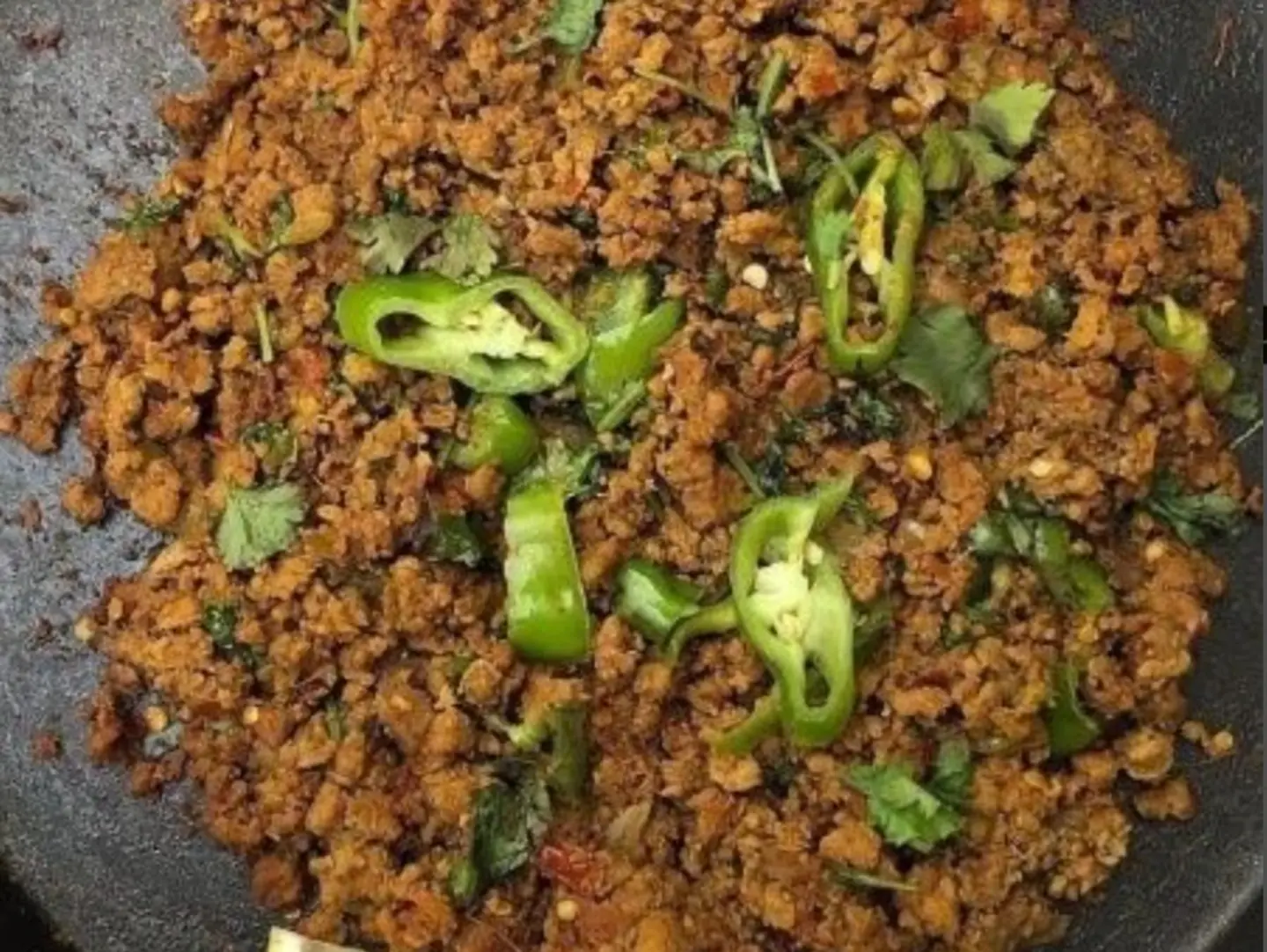 Tawa Keema - Half With 2 Roti