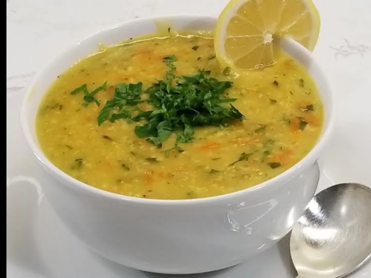 شوربة دجاج - وسط