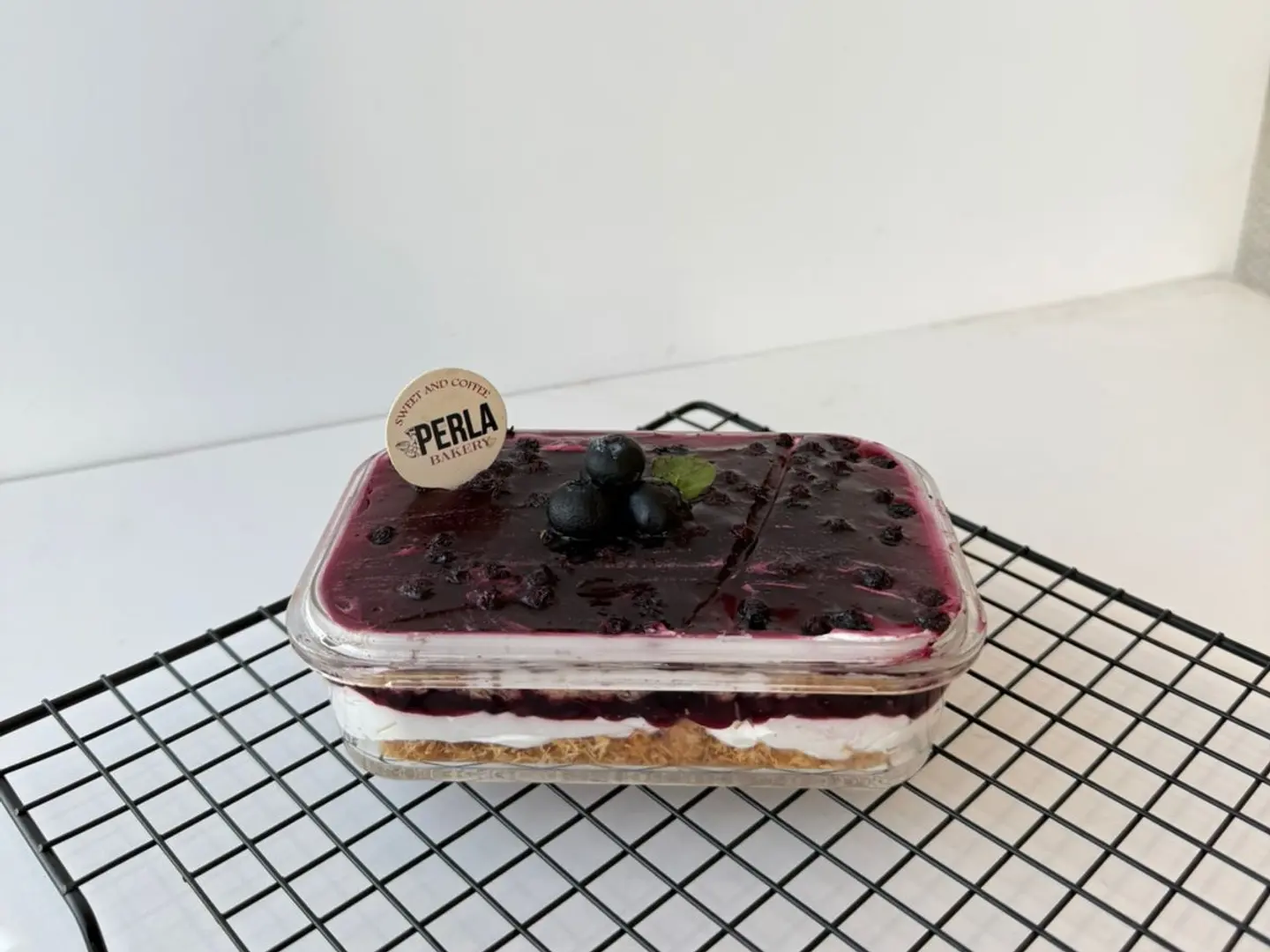 كنافة بحشوة التوت الازرق