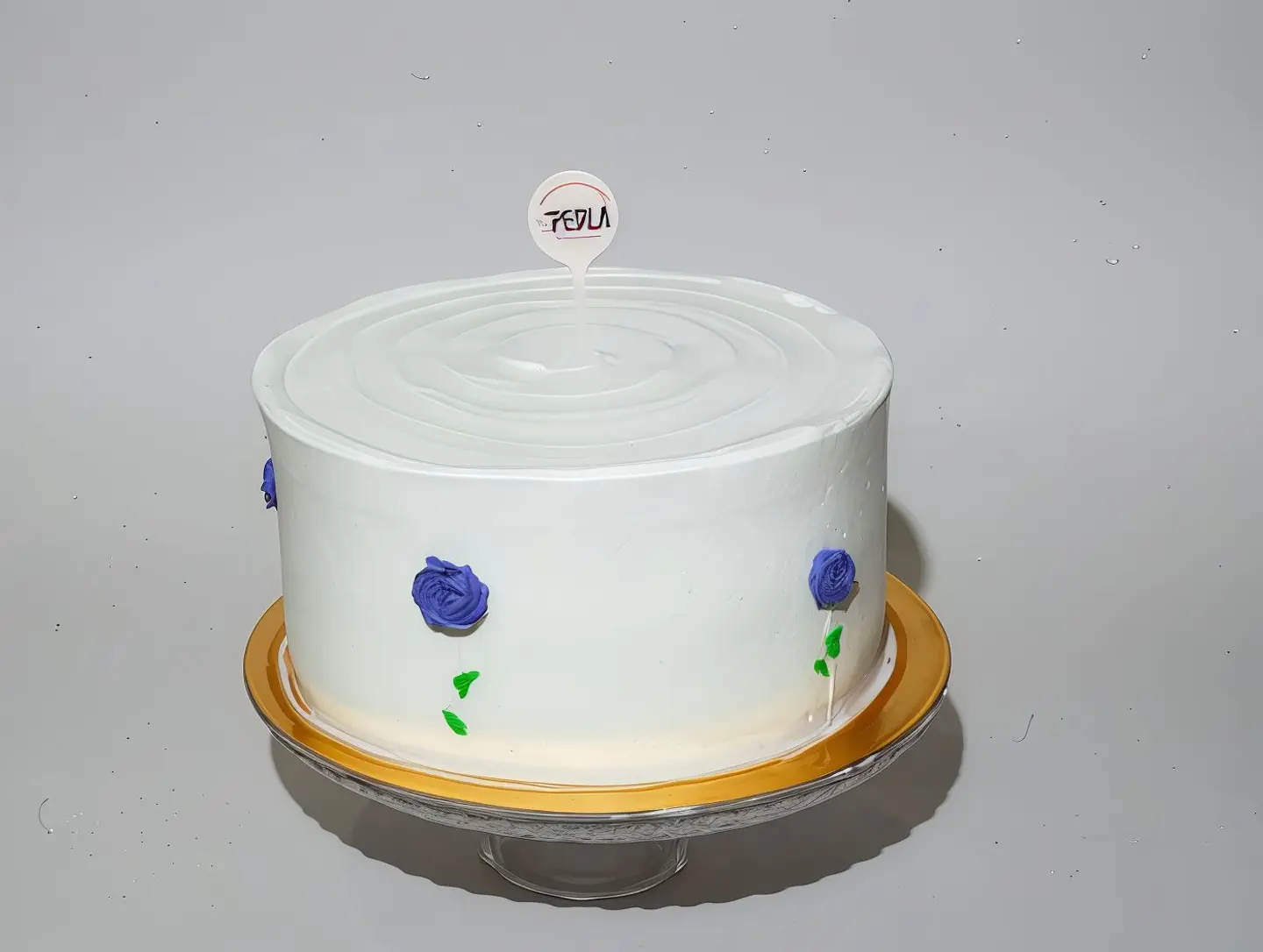 Cake With Lemon And Berry - Large