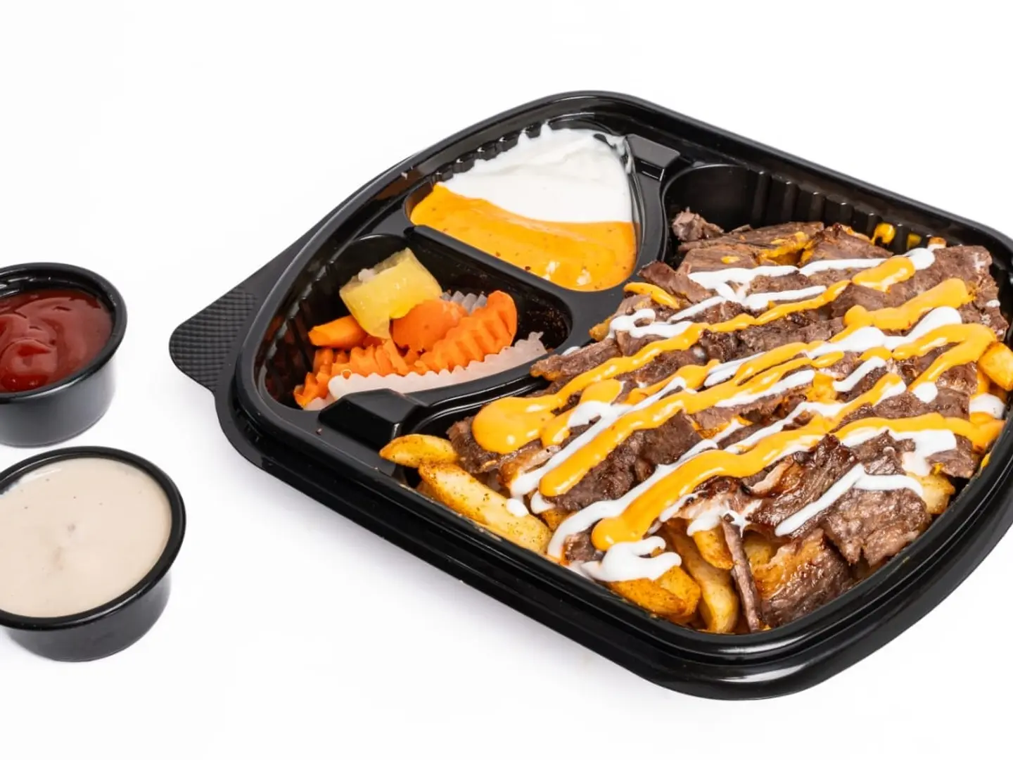 شاورما لحم فرايز