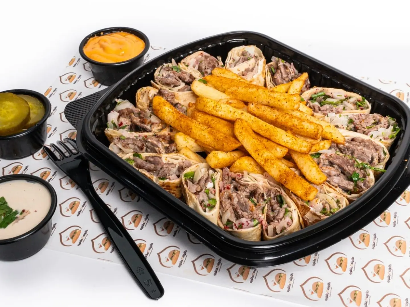 شاورما دجاج عربى دبل