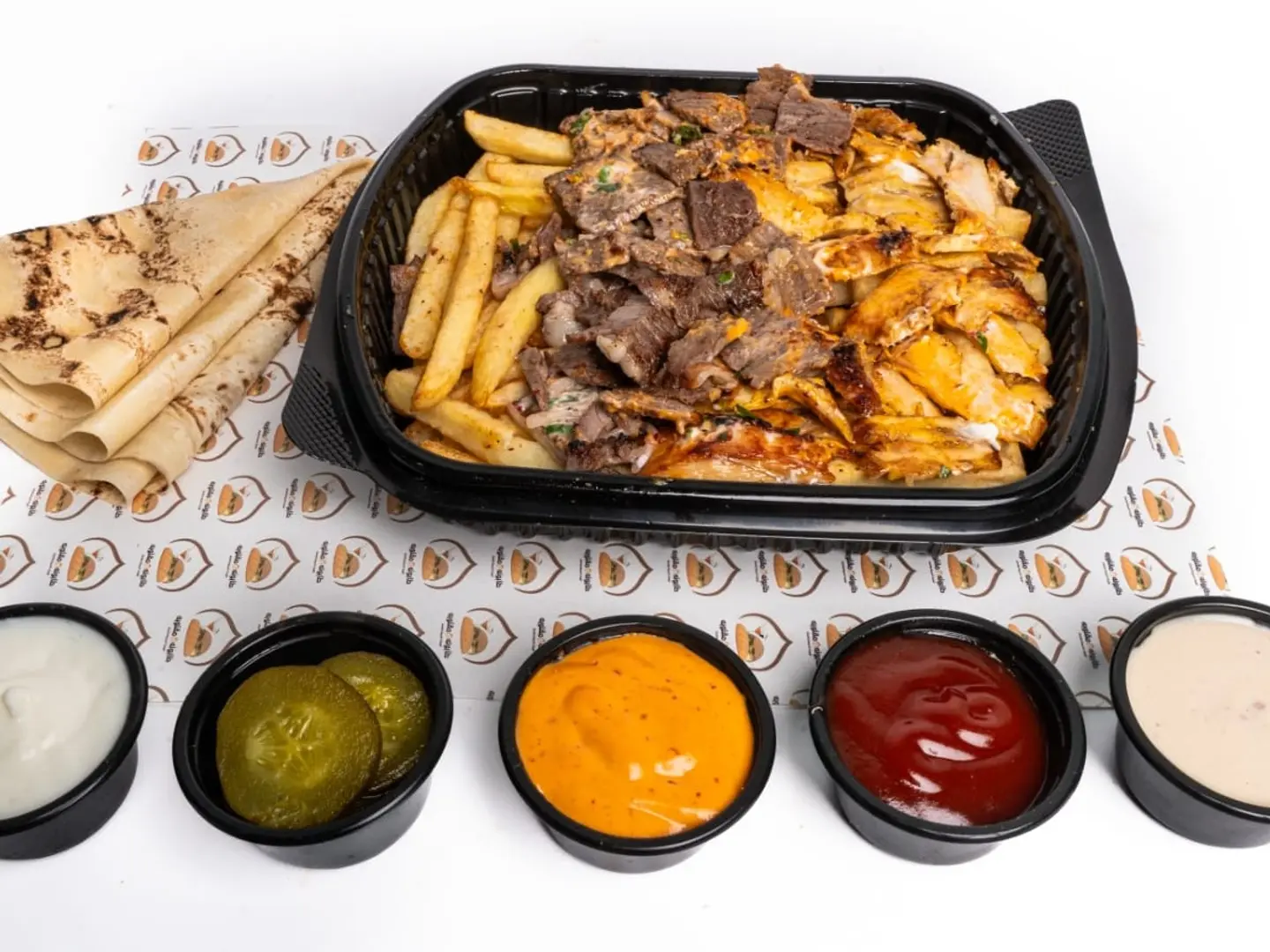 شاورما لحم نصف كيلو