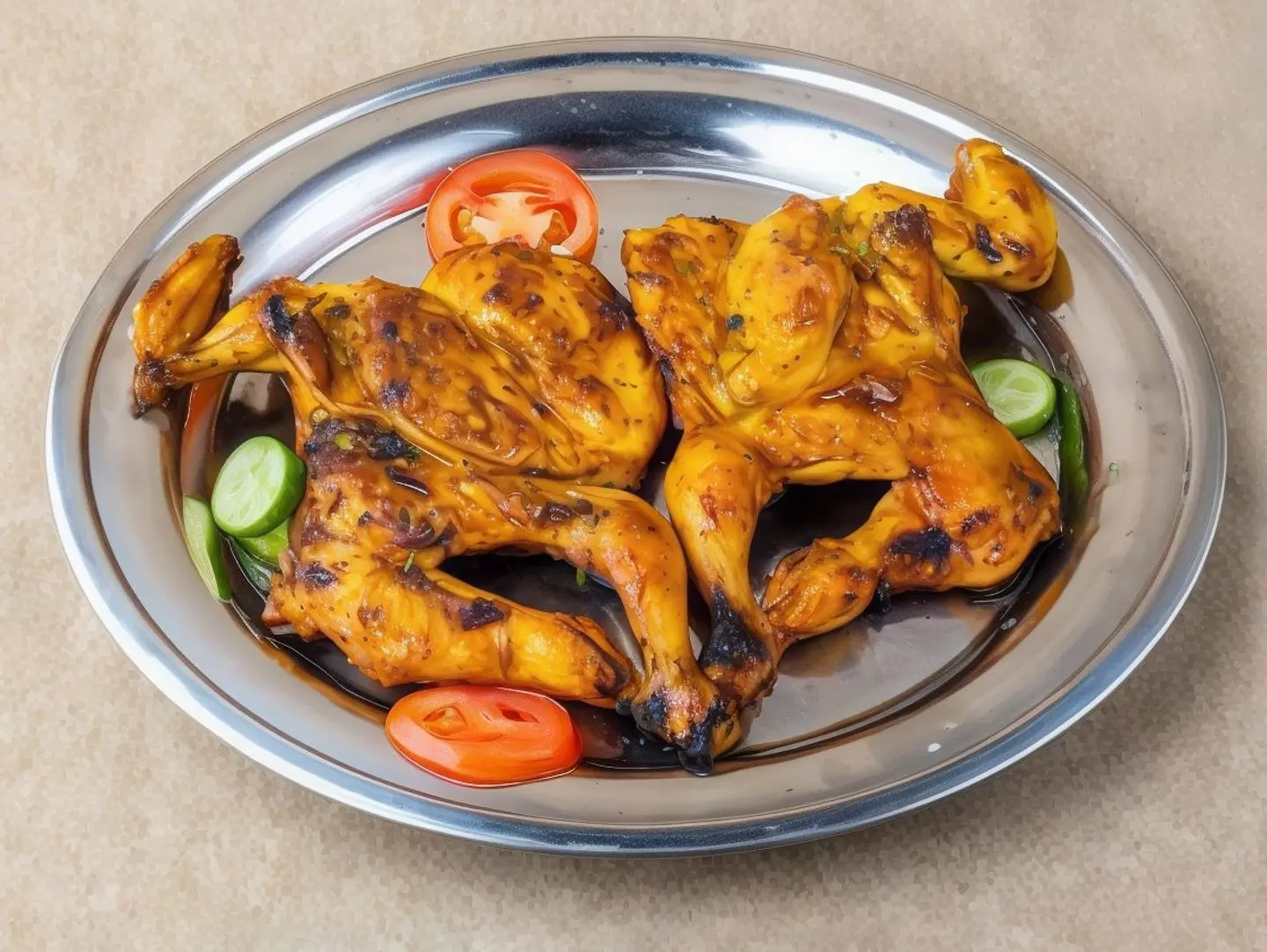 حبة كاملة دجاج مظبي سادة