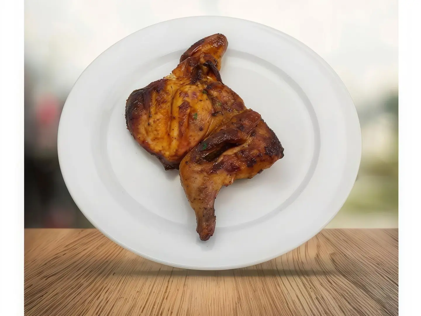 نص حبة دجاج مظبي سادة